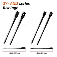GY-Axis Black Advance Fuselage Hydrofoil Accessoires 600mm Advance Fuse 644mm 765mm Fuselage Aluminium Surfing Foil Equipment