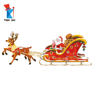 <span class=keywords><strong>Puzzle</strong></span> 3D Traîneau de Noël, <span class=keywords><strong>Cadeau</strong></span> Créatif DIY pour Enfants, Jouets de Noël pour Enfants - Product Image 5