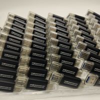 Unidad Flash USB2.0 Tipo C de 32GB/64GB (Interfaz Dual para Android/Teléfono/Tableta/Computadora/Portátil/MacBook OTG) Metálica Plateada, 1 Año de Garantía