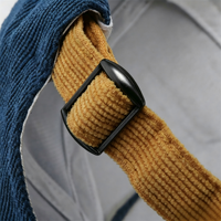 Boucle de sangle réglable en alliage de zinc couleur canon de 18 mm pour casquette de sport, vente en gros