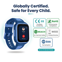 LAGENIO Smartwatch per Bambini con SIM Nano 4G Standard, Assistente Vocale AI, Posizionamento GPS LBS WIFI A-GPS, SOS