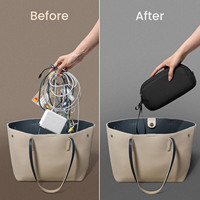 Pochette de rangement de voyage pour accessoires et câbles, avec logo personnalisé, design tendance et mignon, pour gadgets