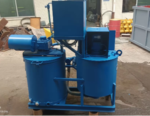 Système de mélange automatique de boues motorisé 4KW avec réservoir de stockage intégré de 500L, mélangeur de mortier haute efficacité 3M/H - Product Image 4
