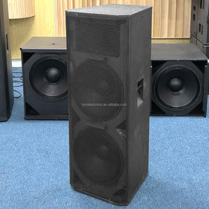 Altavoz Doble de 15 Pulgadas, Pasivo, de Madera, con Acabado de Madera, Alta Potencia y Calidad, de Un Kilovatio, para Conciertos al Aire Libre, Grandes Fiestas y Escenarios - Product Image 1