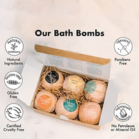 Vente en gros de boules de bain végétaliennes biologiques pour le parfum et la forme personnalisés