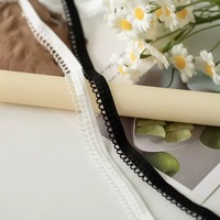 Bande élastique en nylon jacquard de type M, modèle BaiCaiHui 115, 1,2 cm, picots, couleurs personnalisées, pour lingerie, vêtements, textile de maison, sangle