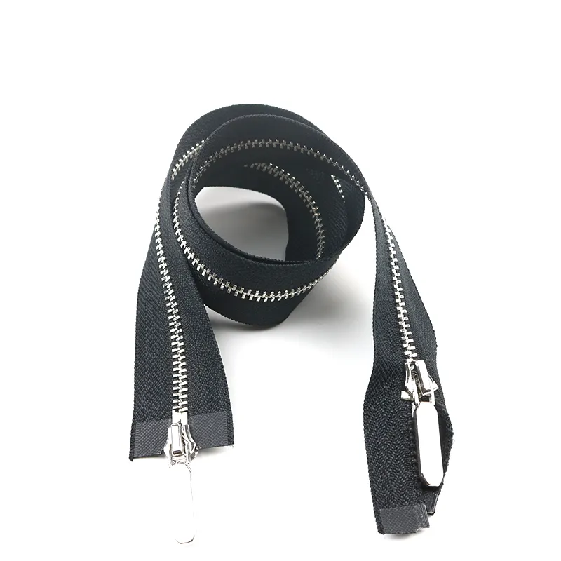 Custom Factory Direct Supply Metal Zipper Open End customized rainbow zipper