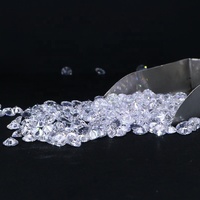 Wuzhou Grosir Batu Zirkonia Kubik 0.9mm hingga 3mm Ukuran Kecil 5A Potongan Bulat Cemerlang Berkualitas Tinggi Batu Permata Zirkon Putih