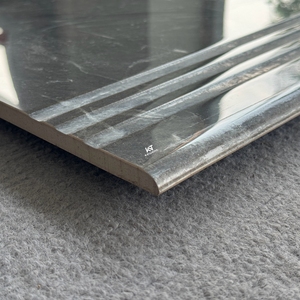 <span class=keywords><strong>Carrelage</strong></span> <span class=keywords><strong>de</strong></span> sol en porcelaine effet marbre noir brillant 470x1200mm pour escaliers et marches, design moderne <span class=keywords><strong>de</strong></span> luxe antidérapant pour intérieur <span class=keywords><strong>de</strong></span> villa - Product Image 2