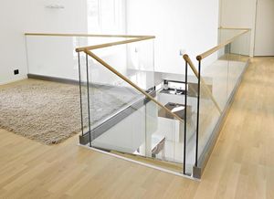 Sistema di Ringhiere <span class=keywords><strong>in</strong></span> <span class=keywords><strong>Vetro</strong></span> con Profilo a U <span class=keywords><strong>in</strong></span> Alluminio Personalizzato per Decorazione di Balconi/Terrazze/<span class=keywords><strong>Verande</strong></span> Esterne - Product Image 5
