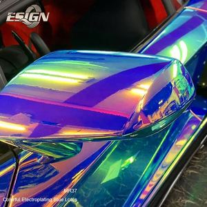 Película de revestimiento de coche MR37 de alta calidad que cambia de Color, autocuración, antiarañazos, protección UV, protección de pintura, galvanoplastia de PVC azul - Product Image 5