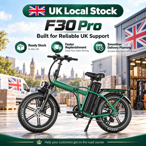 จักรยานไฟฟ้า QMWHEEL F30 Pro UK Stock E Bike ขนาด 20 นิ้ว พับได้ กำลังไฟ 250W 48V 45Ah ระยะทางไกล จัดส่งรวดเร็ว - Product Image 4