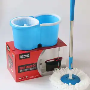 Vivere la casa strumenti di pulizia di Plastica magic Spin Mop a prova di Esplosione doppia rotazione rotante a 360 Gradi mop Bucket