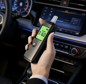 Meistverkaufter Original-Fabrik Tragbarer Alkoholtester Wiederaufladbarer Atemalkoholmesser FCC <span class=keywords><strong>ISO</strong></span> Zertifiziert für den Täglichen Gebrauch - Product Image 5