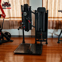 Machine à curls biceps assis sélectionnables avec fonction d'extension triceps pour l'entraînement de force des bras en salle de sport commerciale