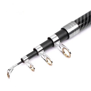 Canne à pêche télescopique de surfcasting en gros d'usine, action lente, en fibre de carbone haute performance, 2,1m-4,5m - Product Image 2