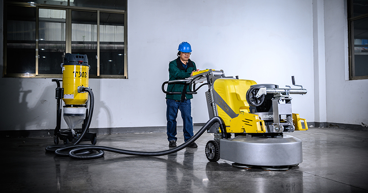 750mm Remote Control 380V 15Kw Planetary Concrete Floor Grinder Concrete Grinding Machine