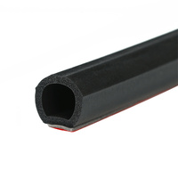 Tira de Sellado Autoadhesiva Semicircular Tipo D, Tira de Espuma de Goma para Sellado de Cajas Eléctricas y Gabinetes