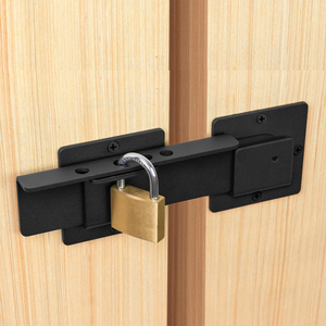 Loquet de sécurité moderne pour hôtel, type grillette, en bois massif, à 90 degrés, avec pêne <span class=keywords><strong>coulissant</strong></span> à <span class=keywords><strong>angle</strong></span> <span class=keywords><strong>droit</strong></span>, capacité 330 lbs, pour décoration - Product Image 2
