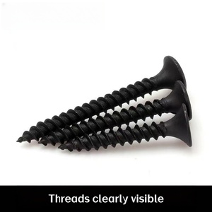Vis autoperceuses en phosphate noir pour l'installation de plaques de plâtre - Product Image 2