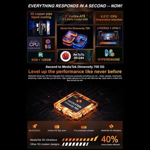 <span class=keywords><strong>Blackview</strong></span> – téléphone portable 5G <span class=keywords><strong>BL8800</strong></span>, caméra à Vision nocturne infrarouge, 8 go + 128 go, batterie 8380mAh, Android 11.0, nouvel arrivage - Product Image 6