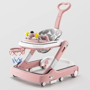 Andador <span class=keywords><strong>para</strong></span> Bebés 3 en 1, Plegable, con Bandeja Musical de Plástico, <span class=keywords><strong>para</strong></span> Aprendizaje y Entrenamiento, con Ruedas - Product Image 3
