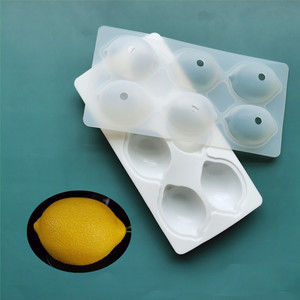 Molde de silicona para pastel de limón, 6 cavidades, rectangular, apto para lavavajillas, para hacer pasteles de mousse - Product Image 1