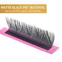 Pestañas Postizas LAISY 0.03/0.05/0.07 Easy Fan, Fácil de Aplicar en un Segundo, Efecto Volumen Mate, Hechas a Mano, Cruelty-Free, Invisibles y Transparentes