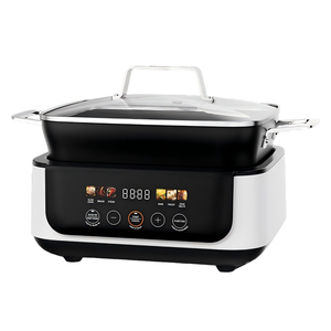 Cuisinière à cuisson lente numérique programmable de 7 litres avec revêtement céramique, fonctions maintien au chaud, sauté, cuisson à la vapeur pour les réunions de famille - Product Image 1