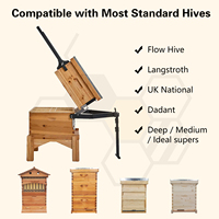 Outil de levage de ruche Beehive Super Lifter : Réduit l'effort de levage de 90 % pour l'inspection individuelle des ruches Langstroth et Dadant – Idéal pour l'apiculture nationale britannique
