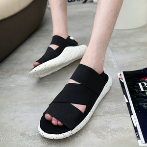 Large Size 36-45 Trendy <strong>s</strong> Cool slippers Elastic Fabric <strong>Sport</strong> <strong>Sandals</strong> for Men <strong>Women</strong> - Product Image 4