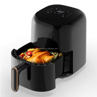 Aifa petit appareil de cuisine nouveau 2.6L airfryers panier antiadhésif multi-usage Smart noir 4 litres Air Fryer 3.5L