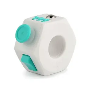 6-Side Magic Cube Mainan Fidget Spinner Cincin Pereda Stres Autisme Cincin Jari Magnetik Dekompresi