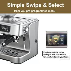 PANCERKA <b>Portable</b> Programmable <b>Coffee</b> <b>Maker</b> Double Boiler ULKA Pump Touch Screen PID Espresso Brew System Household - Product Image 4