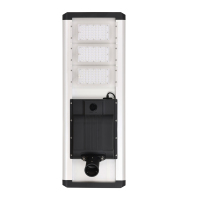 Lampe solaire LED tout-en-un 80W étanche IP66 avec fonction marche/arrêt automatique, angle de faisceau de 140°, garantie de 3 ans, certifiée CE/RoHS