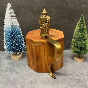 2026 Hot Selling Living Room Decor Snow <b>Man</b> <b>Stocking</b> Holder Brass - Product Image 5