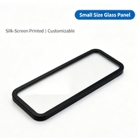 Panneau de protection d'appareil photo en verre trempé, imprimé en sérigraphie noire, usiné avec précision