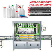 Machine de remplissage entièrement automatique intelligente pour liquides chimiques anticorrosifs, détergents liquides acides et eaux de Javel
