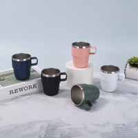 Tasse à café isotherme portable empilable en acier inoxydable 6 oz – Mug à expresso isolé sous vide