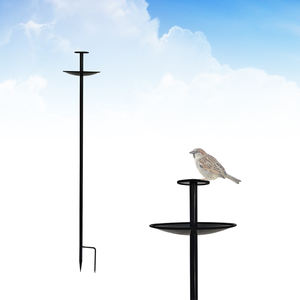 Станция для кормления птиц на открытом воздухе JH-Mech привлекает кардиналов синиц диких птиц сверхпрочный металлический стойку для кормления птиц - Product Image 2