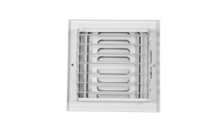 4cb 10*10 inch 4 cách thép cố định cong lưỡi cung cấp không khí khuyếch tán với van điều tiết Vent ống che lưới tản nhiệt đăng ký luồng không khí cao - Product Image 4