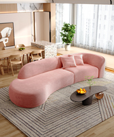 Canapé de salon moderne et confortable à trois places, idéal pour appartement, avec pieds en bois et rembourrage en éponge – Vente directe usine, haute qualité