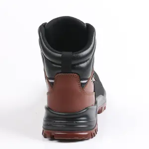 China Fabricante Sapatos de trabalho com biqueira de aço respirável Antiderrapante Sapatos de segurança resistentes ao frio