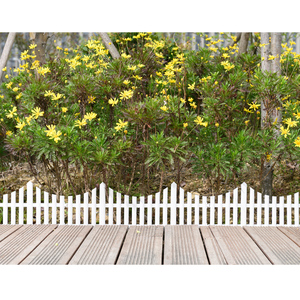 4 Pièces de Clôture Décorative en Gazon Miniature, Clôture en <span class=keywords><strong>Plastique</strong></span> Durable de Petite Taille, Clôture de Jardin Extérieure Facile à Assembler - Product Image 5