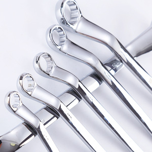 Double End Box Wrench Set Metric Hex 45 Steel Chrome Plated Industrial Grade Auto Repair Tool 10 Piece - Product Image 3