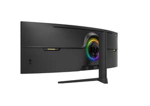 Monitor Curvo Profissional de 32 Polegadas Sem Bordas 4K para Jogos, Monitores LCD para PC com HDMI VESA - Product Image 4