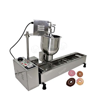 Hoàn toàn thương mại tự động chất lượng cao Mini <span class=keywords><strong>gas</strong></span> Donut Donut nhà sản xuất Nồi chiên máy cho Donut - Product Image 3