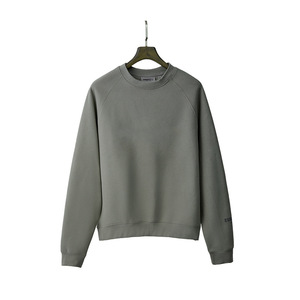 2023 380g bianco girocollo felpe all'ingrosso Pullover camicia per uomo in stile ESS - Product Image 5