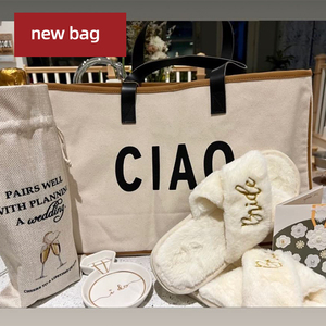 Tùy chỉnh in vải lớn du lịch cuối tuần nơi nghỉ ngơi mùa hè bãi biển Tote túi với da xử lý - Product Image 5