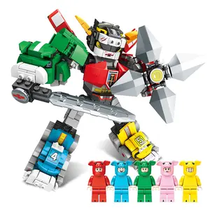 Steel Mecha Series-Thu Thập 4 Sản Phẩm Khác Nhau Có Thể Được Lắp Ráp Thành Một Mecha Pig King Nặng